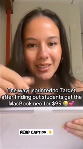 I spritted to Target after finding out students get the MacBook neo for $99 @voucher500. com #viral