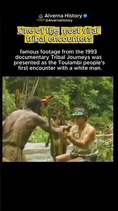 One Of The Most Viral Tribal Encounter Ever 🤯 #history #tribe #viral #shorts #weirdhistory #tribe