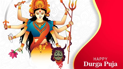 Durga Puja 2025 status videos and photos to share festive vibes