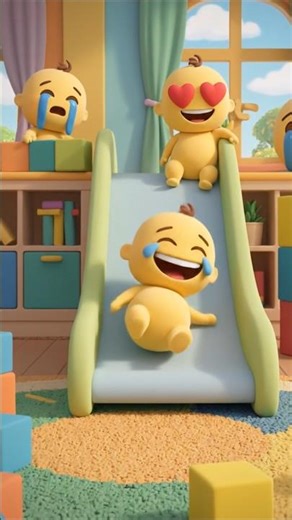 Baby Emojis at Preschool 🧸🎨 #emoji #emojiworld #emojiverse #baby