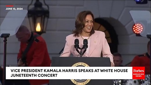 Kirk Franklin Brings Kamala Harris On Stage To Dance At White House’s Juneteenth Concert