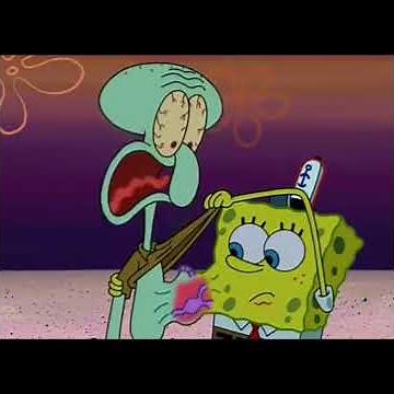Salah satu Adegan Spongebob episode spare a dime setelah dihapus dan direvisi