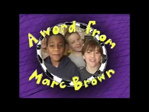 A Word From Marc Brown (From Arthur's Perfect Christmas and more)