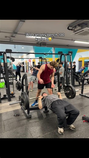 It was actually I’m so weak😭 track your workouts with @liftoff_app #gymmotivation #gym #benchpress