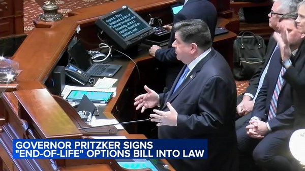 Pritzker signs bill allowing some terminally ill adults to take their own lives with medical help