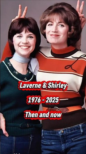Laverne & Shirley 1976–2025 | Then vs Now Transformation #shorts #america #nostalgia