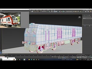 Model An EMU Locomotive Like A Pro | Step-By- Step 3dsmax Tutorial