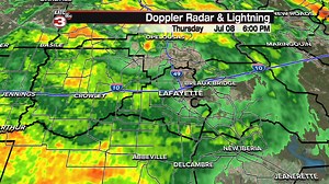 Acadiana doppler radar over the last two hours. Latest doppler radar and forecast products: https://www.katc.com/weather/radars-and-futurecast | Rob Perillo Chief Meteorologist KATC