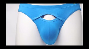 Watch Men Sexy Low Rise Front Opening Bulge Enhancing Pouch Briefs on Amazon Live