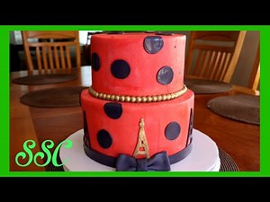 Miraculous tales of ladybug cake