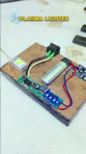 Plasma Lighter || Arc Lighter #trending #viral #diy #shorts