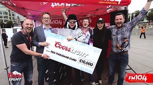 What would you do for €10,000?! We found out at the Coors Light Ice Cave Dublin ... Here's what went down. Brrrrr! | FM104