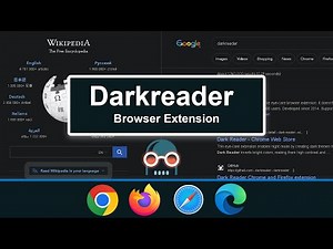 Darkreader Browser Extension - Darkmode On All Sites