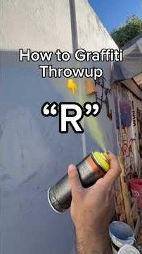How to easy graffiti letter “R”