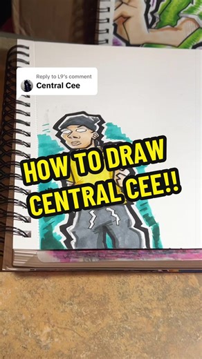 How to Draw Central Cee in My Unique Art Style