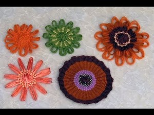 Flower Looms - Single Woven Flowers in Three Styles
