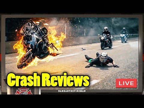 🔴 LIVE REVIEW: New Riders SHOULD See These Motorcycle Crashes Before Riding