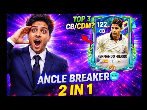 122 Fernando Hierro ANKLE BREAKER?! ☠️ Full Gameplay Review FC Mobile