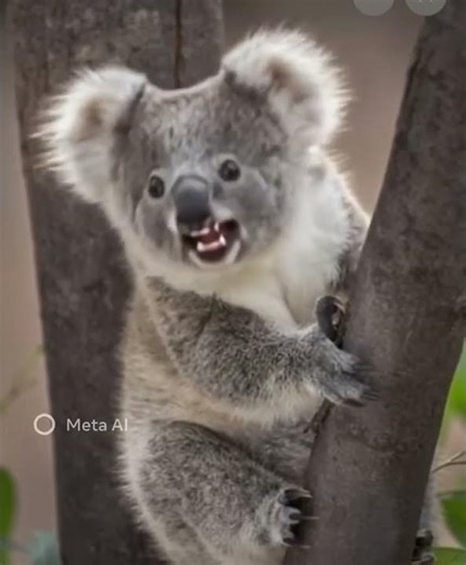 Cute Koala sings "Not Cute" - The Irony is Perfect!