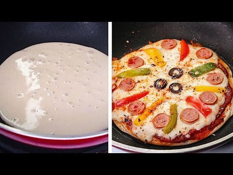 Pizza Pancake Recipe in 10 Minutes | How to Make Pizza Pan Cake Without Oven | Toasted