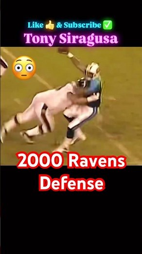 Tony Siragusa NFL Football Highlights The 2000 RAVENS #nfl #nflfootball #nflhighlights