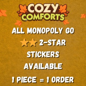 Complete 2-star Stickers/cards Collection – MONOPOLY GO! - Etsy