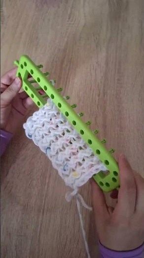 knitting loom for beginners step by step #knitting #scarf #crochet #knit #diy