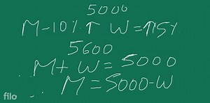 Chapter Six Percentage Out of total population of 5000 people i... | Filo