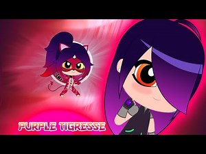 MIRACULOUS LADYBUG - Purple Tigress - Juleka 🐅Chibi Transformation!