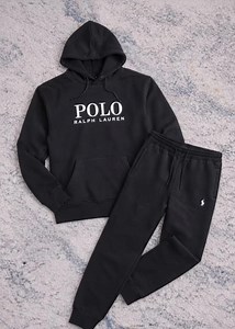 Herren Polo Ralph Lauren Logo Schwarz Fleece Hoodie Joggers Trainingsanzug Sweatsuit Set - Etsy.de