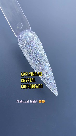 AB Crystal Microbeads for Stunning Nail Art Designs