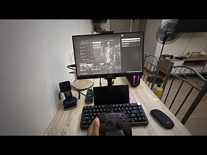 "Ultimate Portable Gaming Setup with Lenovo legion go and Arzopa monitor