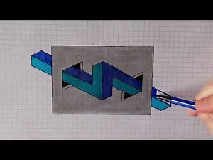 3D Illusion - zeichnen für Anfänger | optische Täuschungen