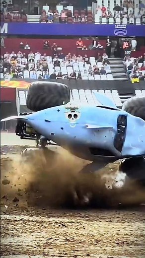Megalodon🐬Monster Truck Madness🩻! Insane Stunts & Fails