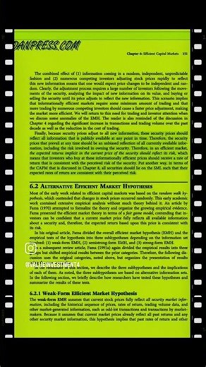 Why should captial Markets Be Efficient