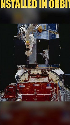 Hubble Was Nearsighted at Launch. Astronauts Flew Up and Gave It Contact Lenses. #Shorts