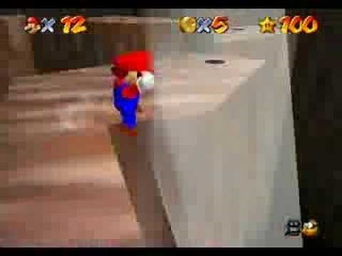 Super Mario 64: Walkthrough (Wiggler's Red Coins)