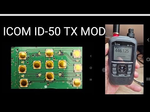 ICOM ID-50 TX MOD (DF1AM)
