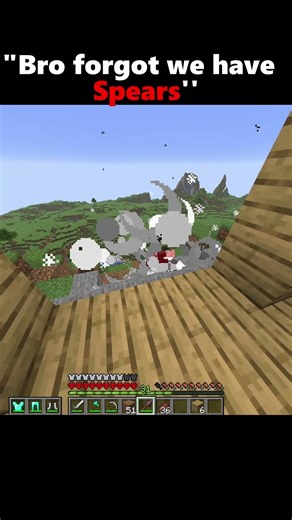 POV You Have Spear... #minecraft