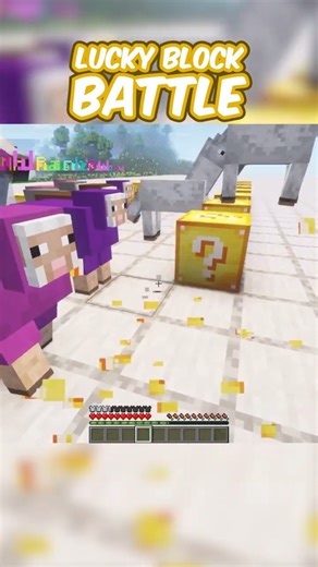 Minecraft Lucky Block Battle Part 4 #shorts