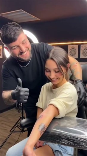 This Tattoo Will Surprise You✨#youtubeshorts #tattooartistusa #californiatattoo #americatattoo