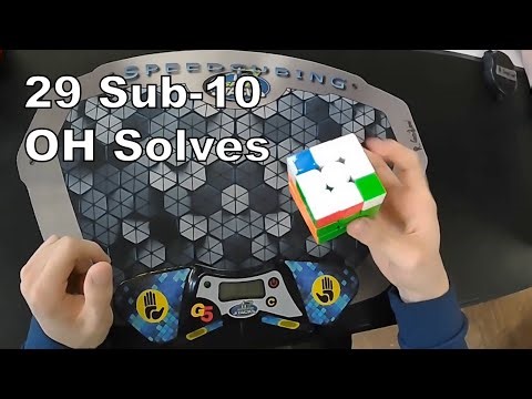 All of my Sub-10 OH Solves (2025)