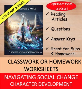 Moral Reasoning - Character Development Worksheets Bundle