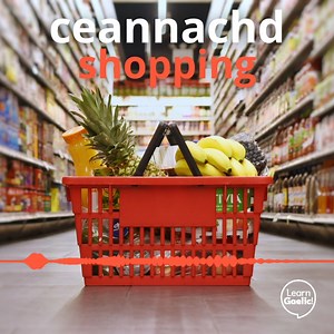 ceannachd – shopping Bidh tòrr daoine a’ dèanamh ceannachd air-loidhne Dihaoine a tha seo. | Lots of people will be doing online shopping this Friday. https://bit.ly/49dhoZT | LearnGaelic