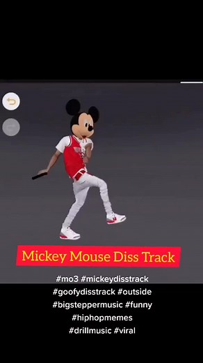 Mickey Mouse Diss track outside Remix #mickeymouse #mo3 #foryoupage #fypシ #drillmusic #hiphopmusic #tiktoker #funnypost @iamyvngmickey #hahadavis