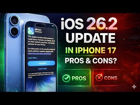 iOS 26.2 on iPhone 17 | Pros & Cons, Battery, Bugs & New Features