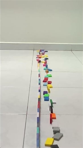 Double longest domino lines
