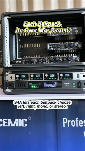 Tired of plastic bodypacks breaking on the road? S4A is built from aluminum alloy.