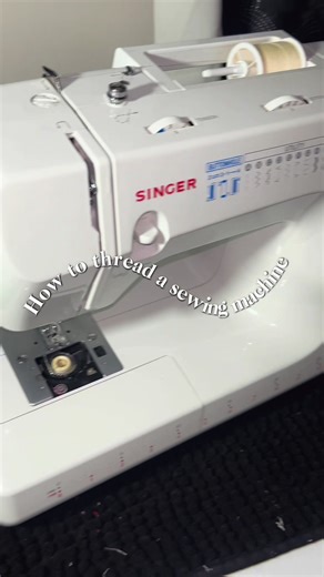 How to thread a sewing machine tutorial ❤️🪡 ##sewing##sewingtutorial##sewingmachine##sewingtiktok##sewingtips