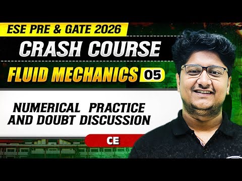 Fluid Mechanics 07 : Pipe Flow | Civil Engineering | GATE & ESE 2026 Crash Course
